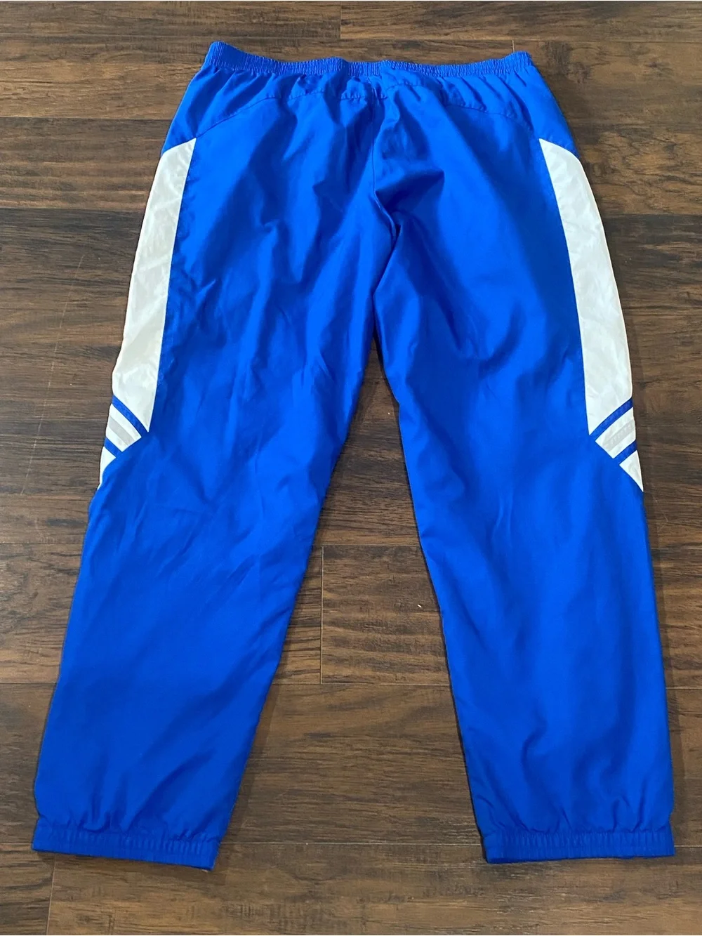 Vintage adidas Royal Blue and White Men's Track Pants